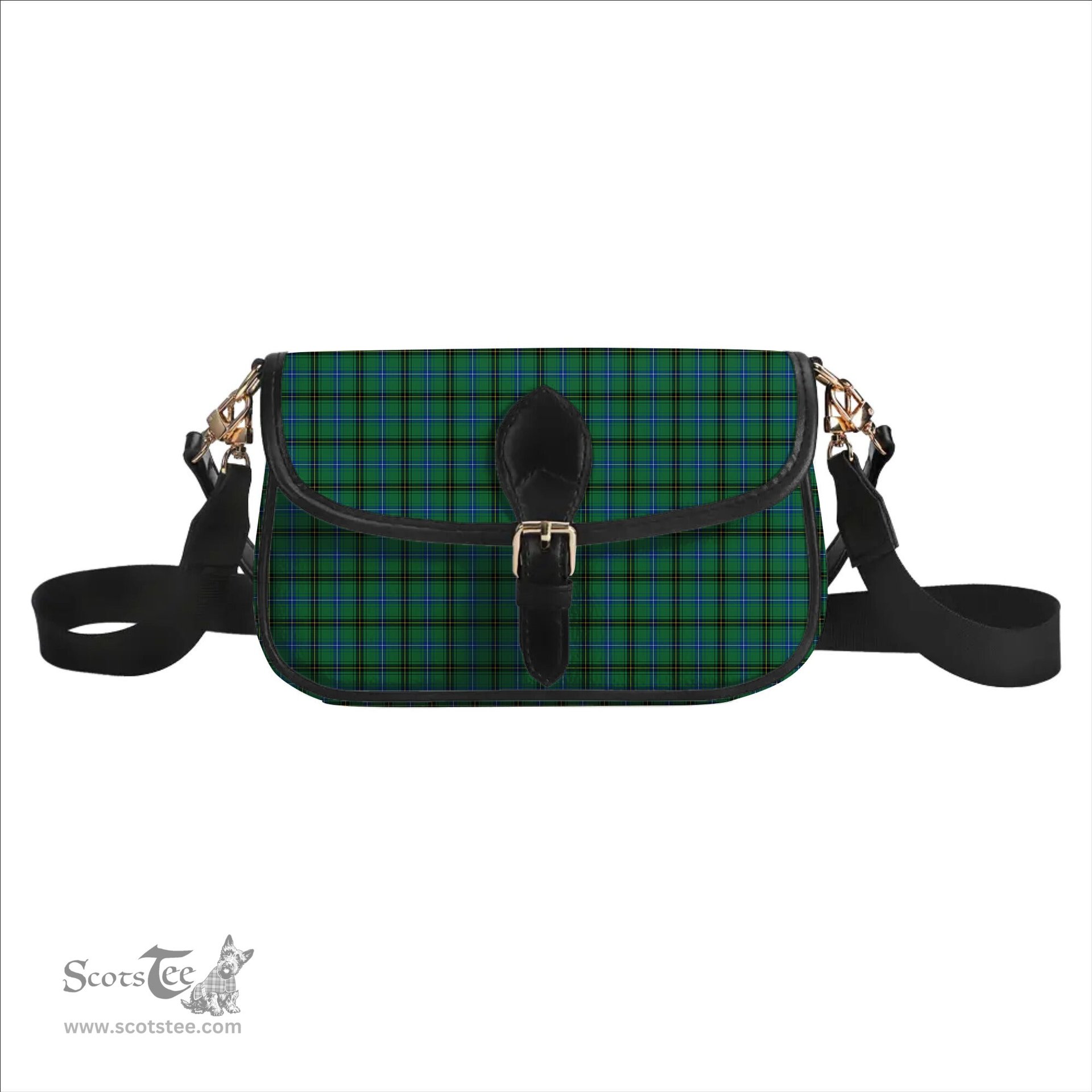 ScotsTee Shop Scottish MacKendrick Ancient Tartan Women's Chain Crossbody Bag Square Bag