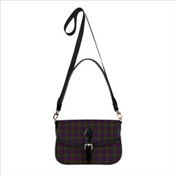 ScotsTee Shop Scottish MacDonald of Clanranald 2 Tartan Women's Chain Crossbody Bag Square Bag