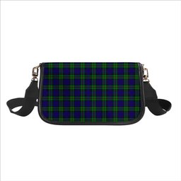 ScotsTee Shop Scottish MacKinlay Modern Tartan Women's Chain Crossbody Bag Square Bag