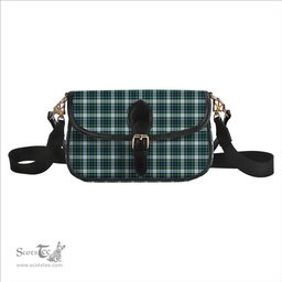 ScotsTee Shop Scottish MacKenzie Dress Ancient Tartan Women's Chain Crossbody Bag Square Bag