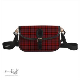 ScotsTee Shop Scottish MacAlister Tartan Women's Chain Crossbody Bag Square Bag