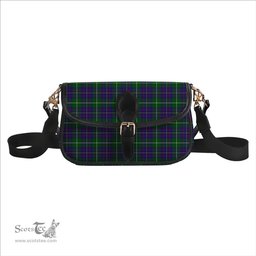 ScotsTee Shop Scottish MacIntyre Inglis Tartan Women's Chain Crossbody Bag Square Bag