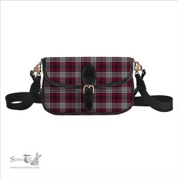 ScotsTee Shop Scottish Little of Morton Rigg Modern Tartan Women's Chain Crossbody Bag Square Bag