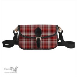 ScotsTee Shop Scottish MacDougall Dress Tartan Women's Chain Crossbody Bag Square Bag