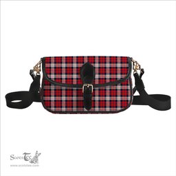 ScotsTee Shop Scottish MacDonald Dress Irish Modern Tartan Women's Chain Crossbody Bag Square Bag