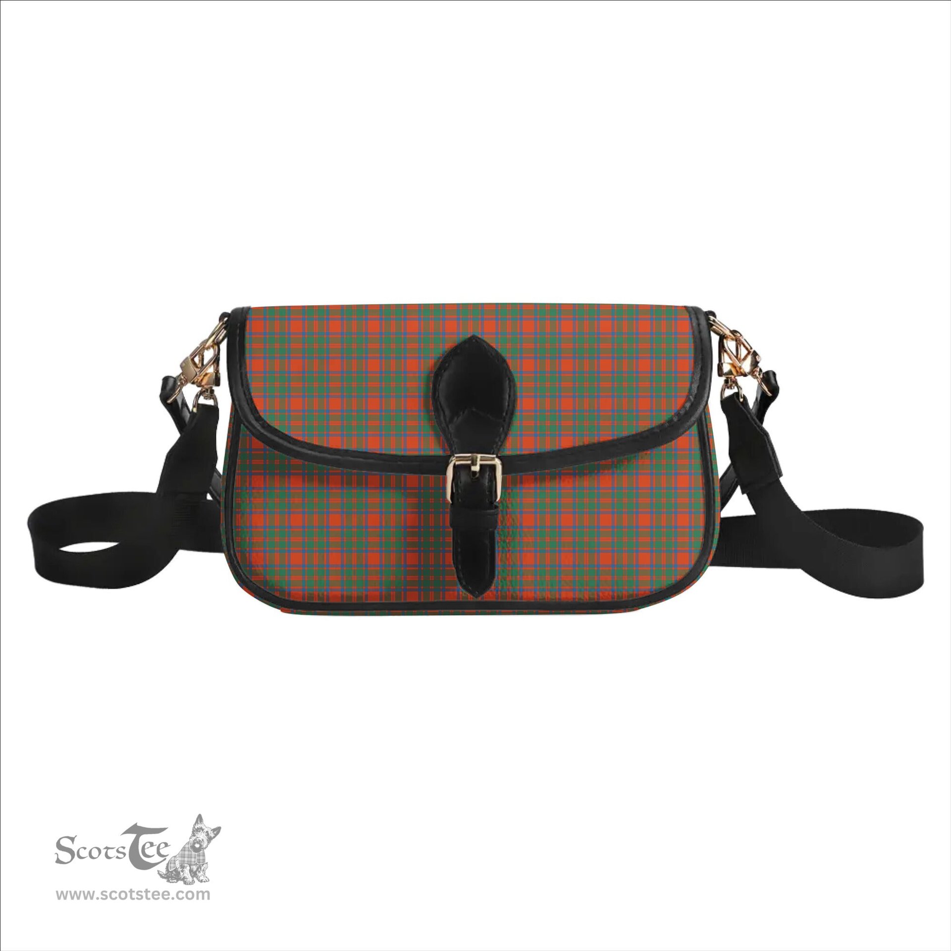 ScotsTee Shop Scottish MacIntosh Ancient Tartan Women's Chain Crossbody Bag Square Bag