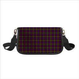 ScotsTee Shop Scottish MacDonell Of Glengarry Modern Tartan Women's Chain Crossbody Bag Square Bag
