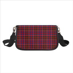 ScotsTee Shop Scottish MacColl Hunting Modern Tartan Women's Chain Crossbody Bag Square Bag