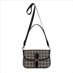 ScotsTee Shop Scottish MacBain Dress Tartan Women's Chain Crossbody Bag Square Bag