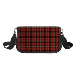 ScotsTee Shop Scottish MacAlister of Skye Modern Tartan Women's Chain Crossbody Bag Square Bag