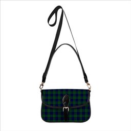 ScotsTee Shop Scottish MacCallum Modern SC Tartan Women's Chain Crossbody Bag Square Bag