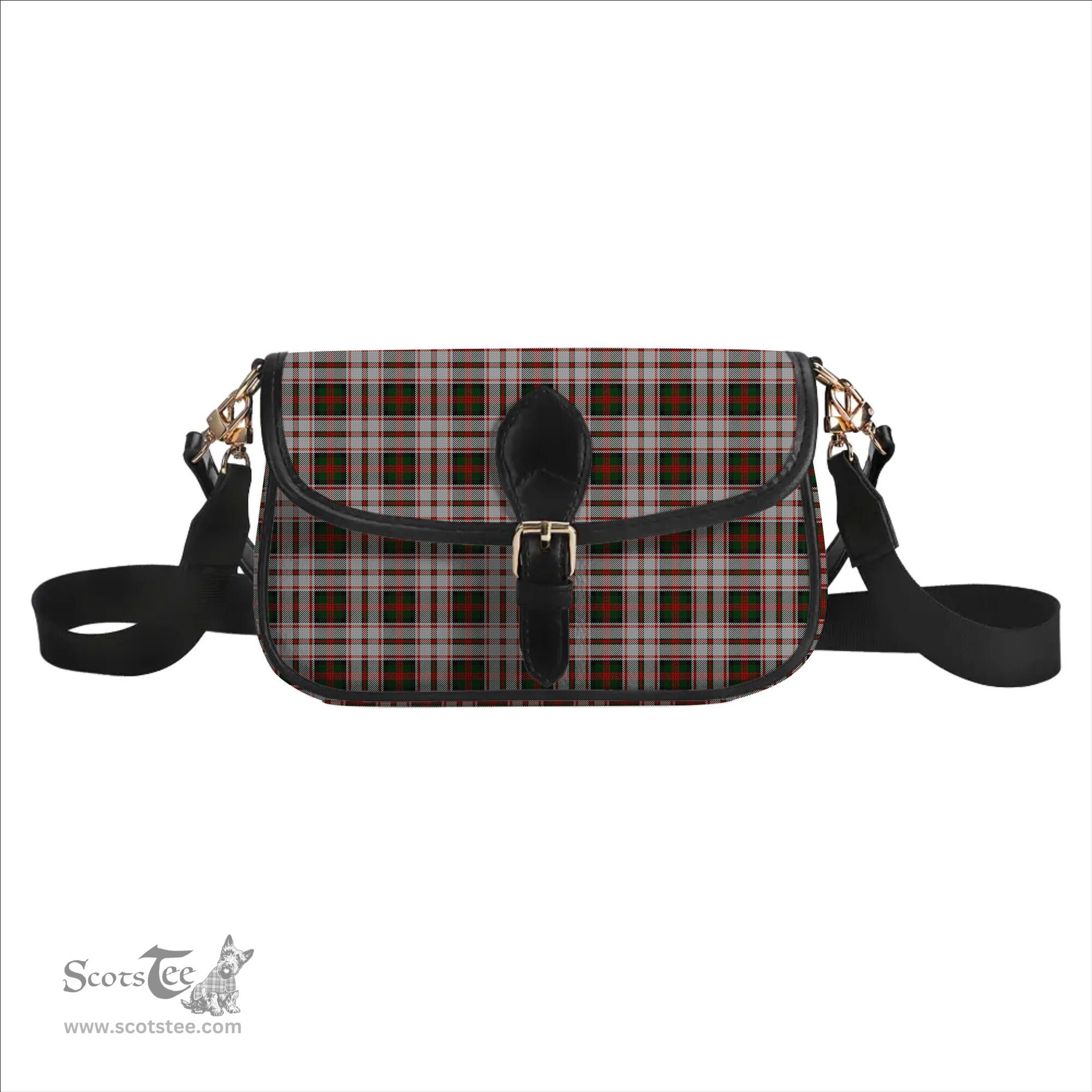 ScotsTee Shop Scottish MacDuff Dress 3 Tartan Women's Chain Crossbody Bag Square Bag