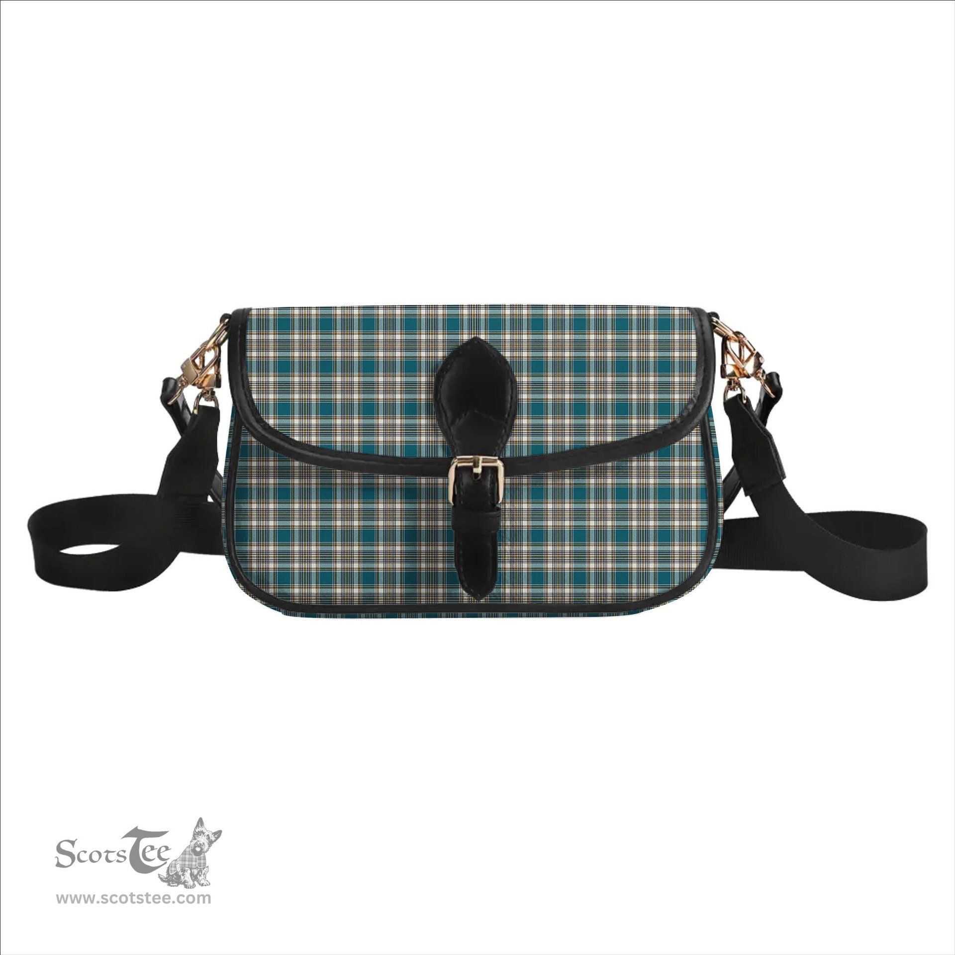 ScotsTee Shop Scottish Livingstone Dress Ancient Tartan Women's Chain Crossbody Bag Square Bag