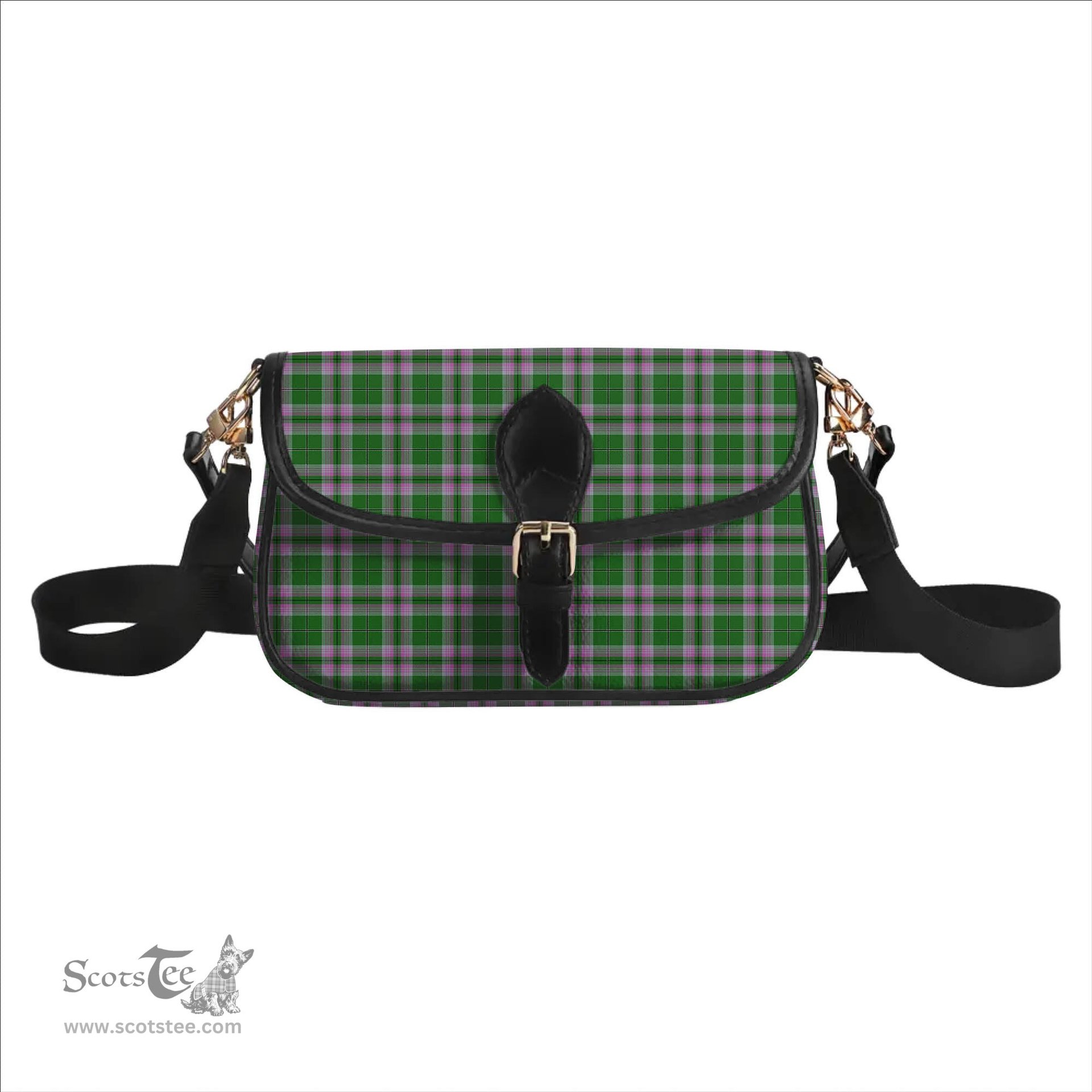 ScotsTee Shop Scottish Gray Hunting Ancient Tartan Women's Chain Crossbody Bag Square Bag
