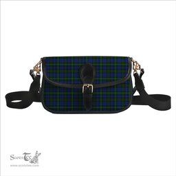 ScotsTee Shop Scottish MacKenzie Vestiarium Scoticum Tartan Women's Chain Crossbody Bag Square Bag