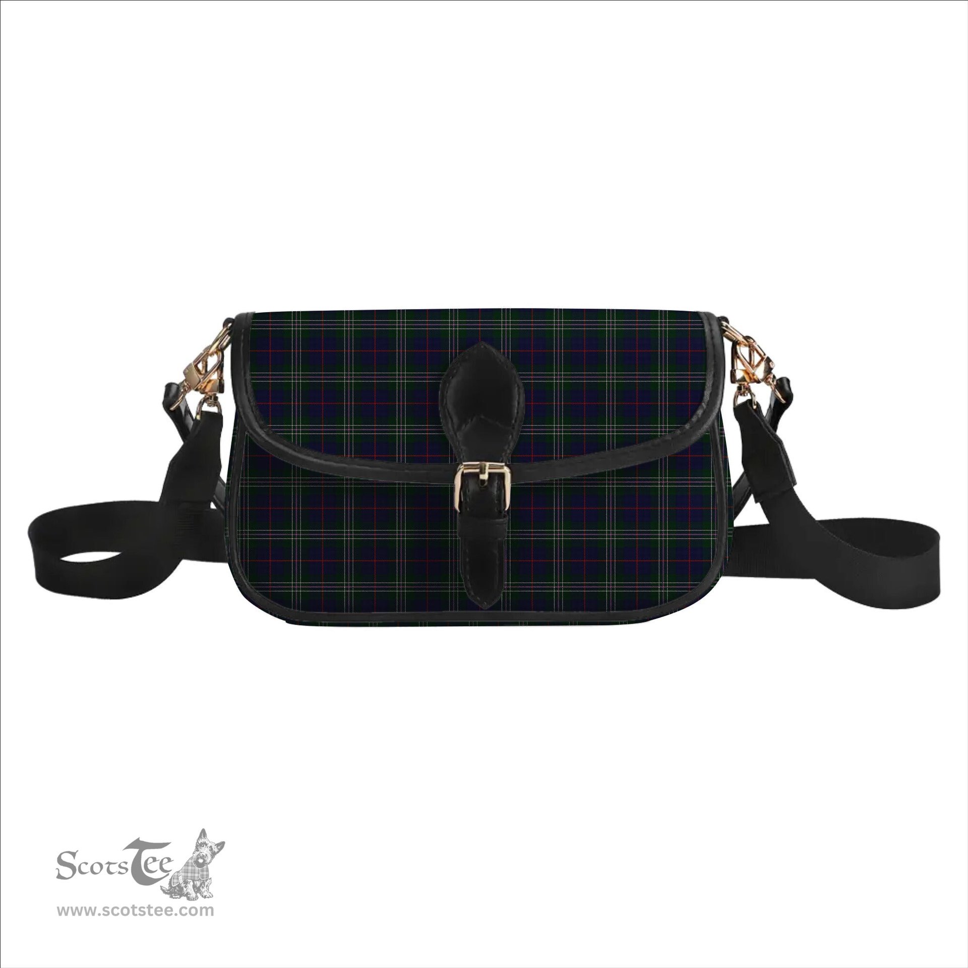 ScotsTee Shop Scottish Hardie Tartan Women's Chain Crossbody Bag Square Bag