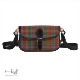 ScotsTee Shop Scottish MacDonald of Boisdale Ancient Tartan Women's Chain Crossbody Bag Square Bag