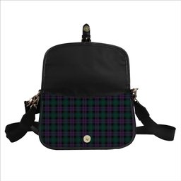 ScotsTee Shop Scottish MacArthur of Milton Modern Tartan Women's Chain Crossbody Bag Square Bag