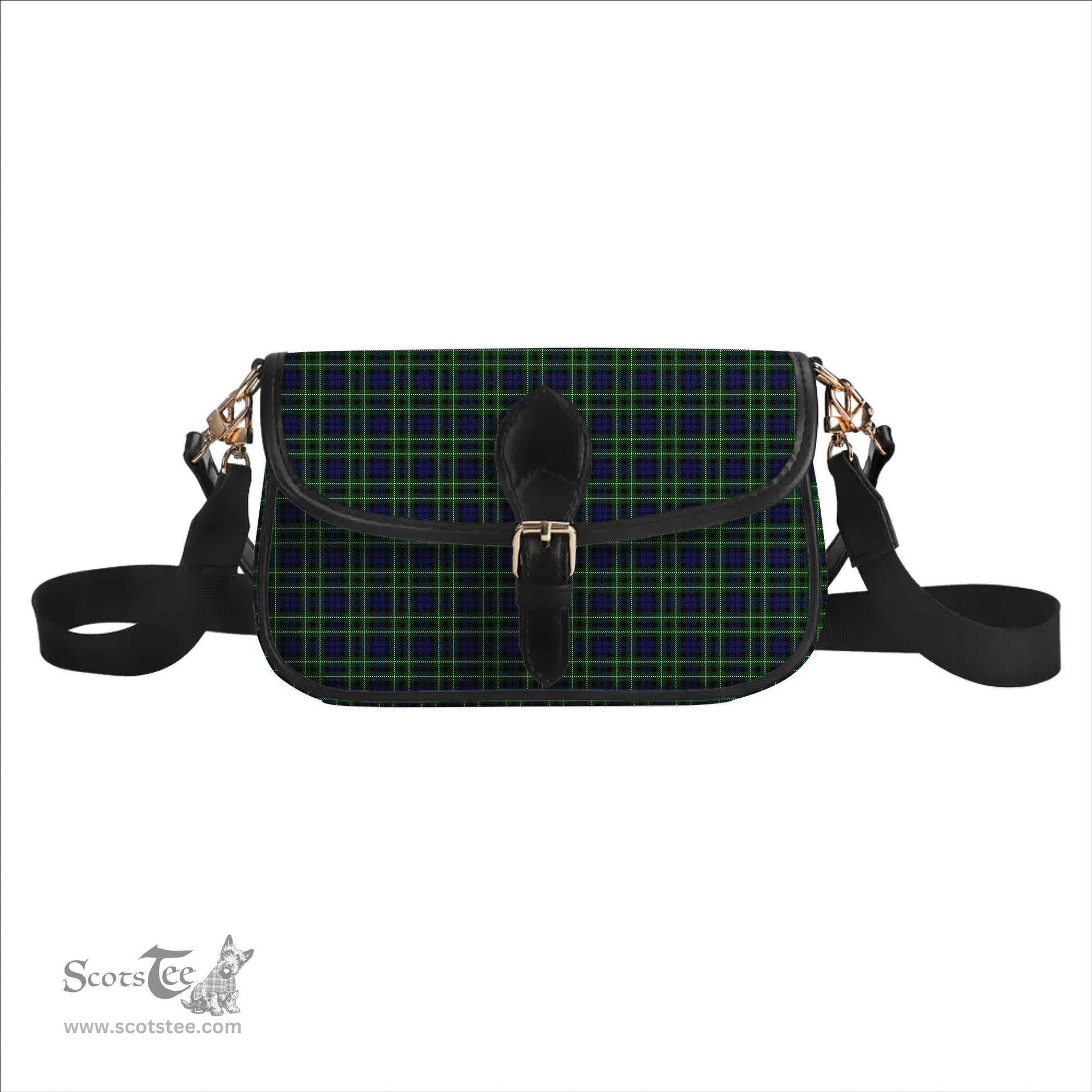 ScotsTee Shop Scottish Graham of Montrose Tartan Women's Chain Crossbody Bag Square Bag