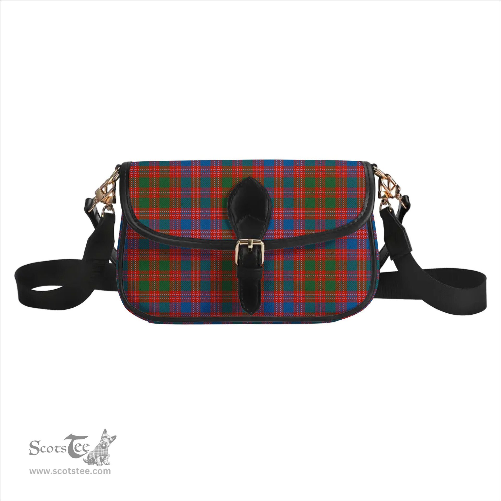 ScotsTee Shop Scottish MacColl Old Ancient Tartan Women's Chain Crossbody Bag Square Bag