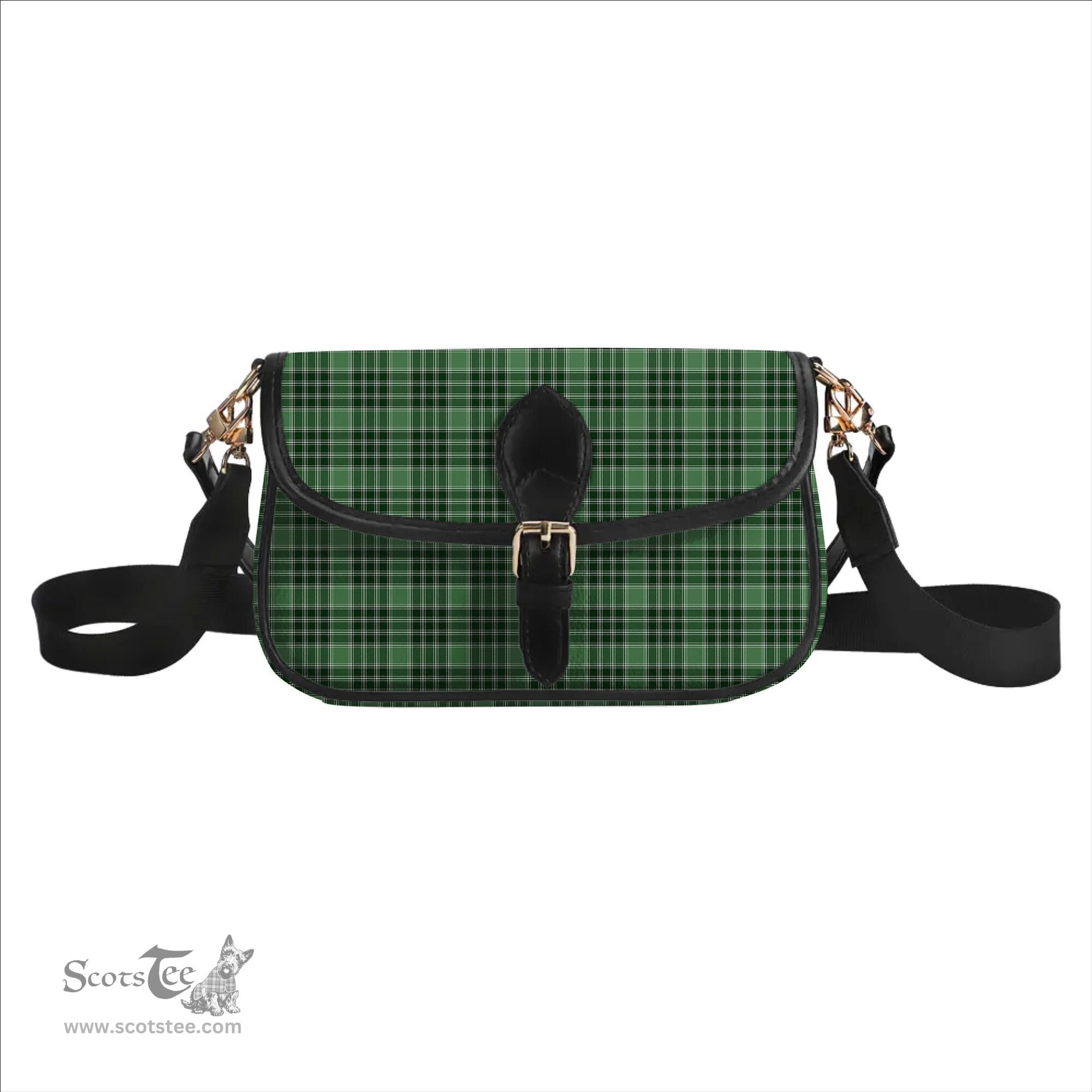 ScotsTee Shop Scottish MacDonald Lord of the Isles Hunting SC Tartan Women's Chain Crossbody Bag Square Bag