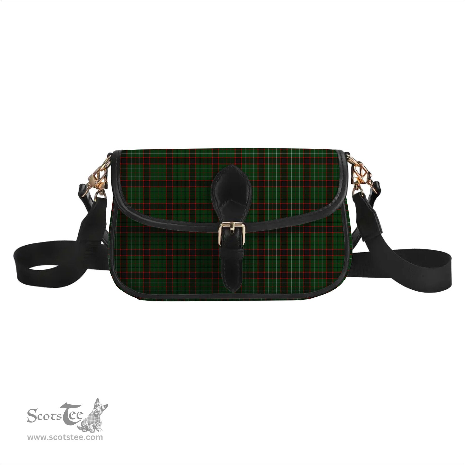 ScotsTee Shop Scottish MacDiarmid 2 Tartan Women's Chain Crossbody Bag Square Bag