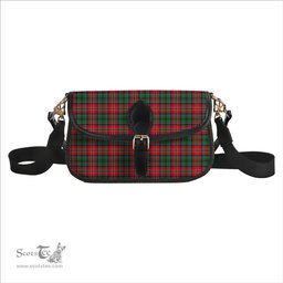 ScotsTee Shop Scottish MacCulloch Modern Tartan Women's Chain Crossbody Bag Square Bag