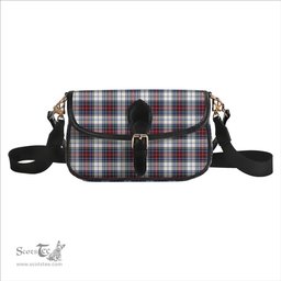 ScotsTee Shop Scottish MacBeth Dress  Modern Tartan Women's Chain Crossbody Bag Square Bag