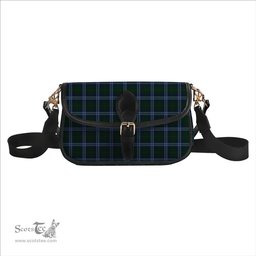 ScotsTee Shop Scottish Jones of Wales Tartan Women's Chain Crossbody Bag Square Bag