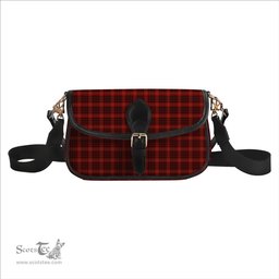 ScotsTee Shop Scottish MacDonald of Ardnamurchan Tartan Women's Chain Crossbody Bag Square Bag