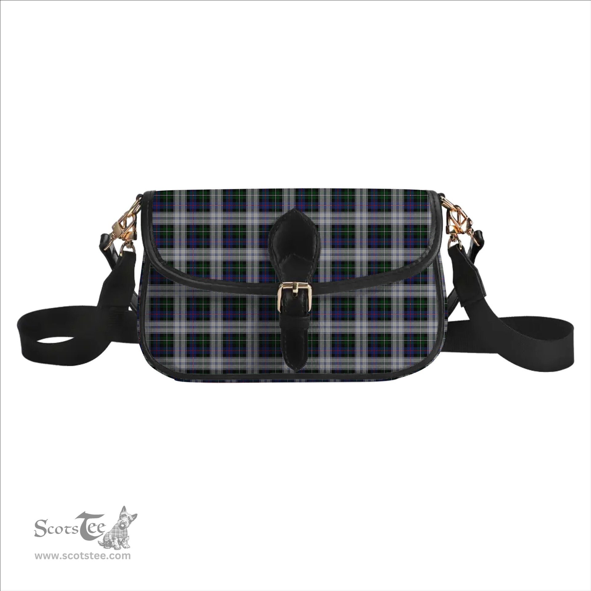 ScotsTee Shop Scottish MacKenzie Dress 4 Tartan Women's Chain Crossbody Bag Square Bag