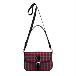 ScotsTee Shop Scottish MacLaine of Loch Buie Modern Tartan Women's Chain Crossbody Bag Square Bag