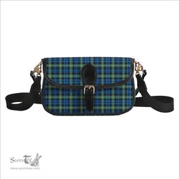 ScotsTee Shop Scottish Lamont Ancient Tartan Women's Chain Crossbody Bag Square Bag