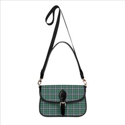 ScotsTee Shop Scottish Kelly of Sleat Hunting Ancient Tartan Women's Chain Crossbody Bag Square Bag