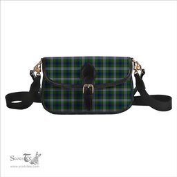 ScotsTee Shop Scottish Johnston Dress Dalgleish Tartan Women's Chain Crossbody Bag Square Bag