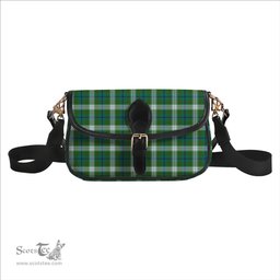 ScotsTee Shop Scottish Johnston Dress Ancient Tartan Women's Chain Crossbody Bag Square Bag