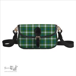ScotsTee Shop Scottish Johnstone Dress Ancient Tartan Women's Chain Crossbody Bag Square Bag