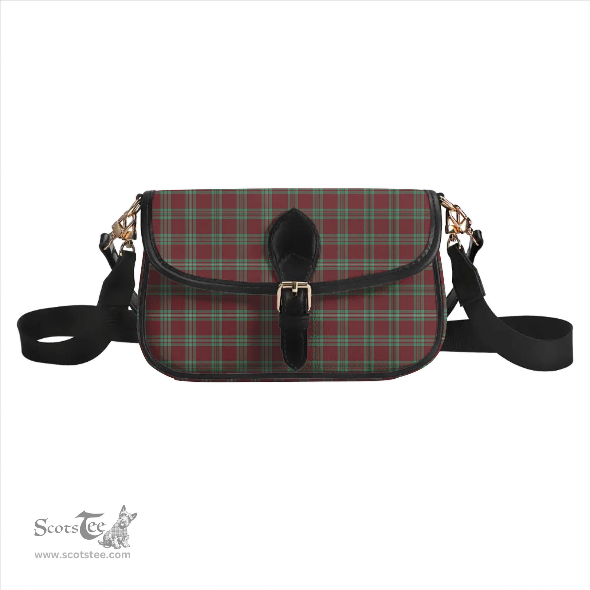 ScotsTee Shop Scottish Gregor Hunting Ancient Tartan Women's Chain Crossbody Bag Square Bag