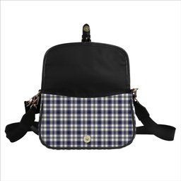 ScotsTee Shop Scottish Hannay Modern Tartan Women's Chain Crossbody Bag Square Bag