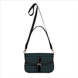 ScotsTee Shop Scottish MacConnell Modern Tartan Women's Chain Crossbody Bag Square Bag