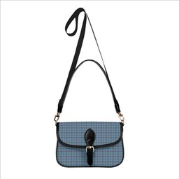 ScotsTee Shop Scottish MacDonald from Rawtenstall Tartan Women's Chain Crossbody Bag Square Bag