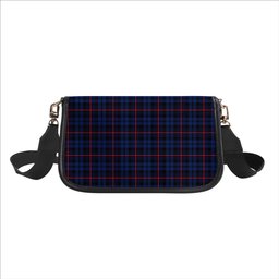 ScotsTee Shop Scottish MacCorquodale Modern Tartan Women's Chain Crossbody Bag Square Bag