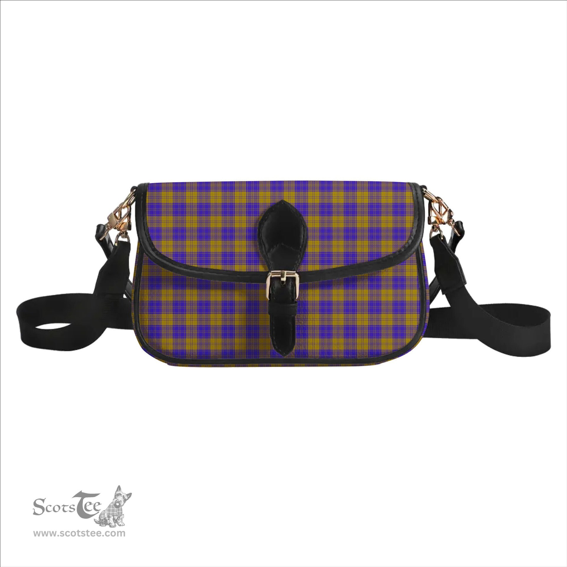 ScotsTee Shop Scottish MacLachlan 5 Tartan Women's Chain Crossbody Bag Square Bag