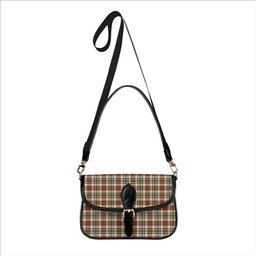 ScotsTee Shop Scottish MacAlister Dress Ancient Tartan Women's Chain Crossbody Bag Square Bag