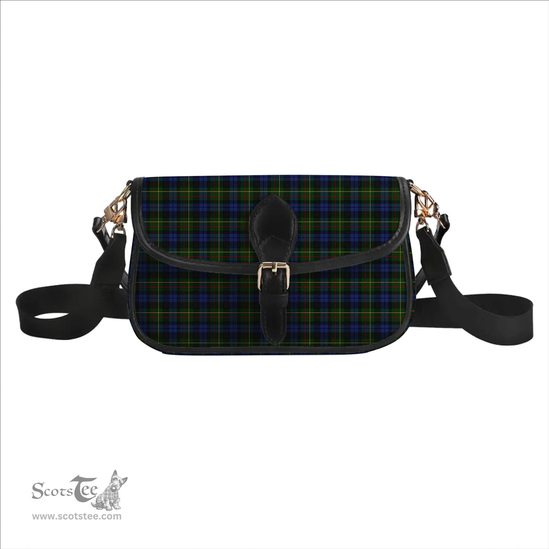 ScotsTee Shop Scottish Gow Hunting 2 Tartan Women's Chain Crossbody Bag Square Bag