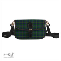 ScotsTee Shop Scottish Hunter of Hunterston Tartan Women's Chain Crossbody Bag Square Bag