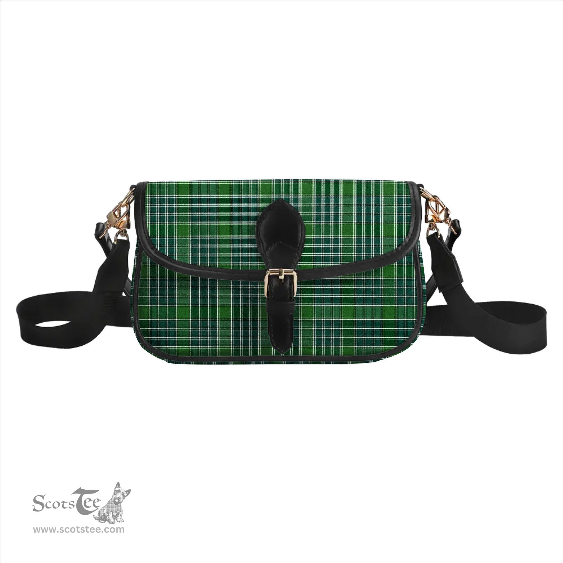 ScotsTee Shop Scottish MacDonald Lord of the Isles Hunting Ancient Tartan Women's Chain Crossbody Bag Square Bag
