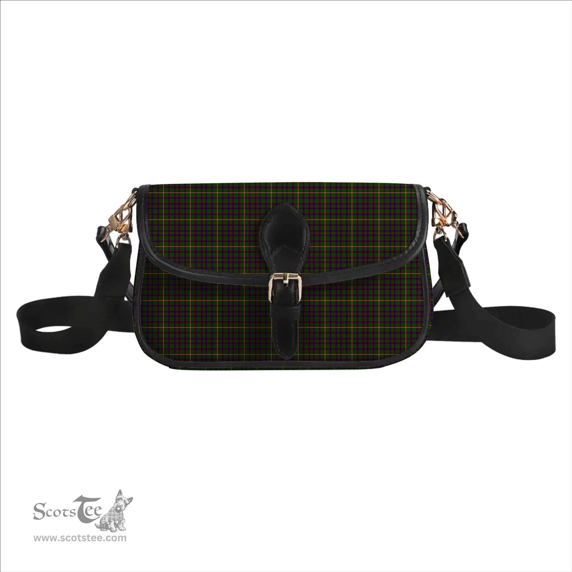 ScotsTee Shop Scottish Hall Tartan Women's Chain Crossbody Bag Square Bag