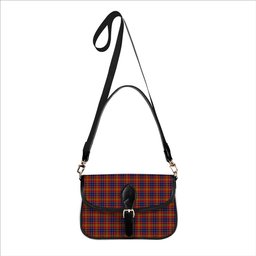 ScotsTee Shop Scottish Lermontov Tartan Women's Chain Crossbody Bag Square Bag