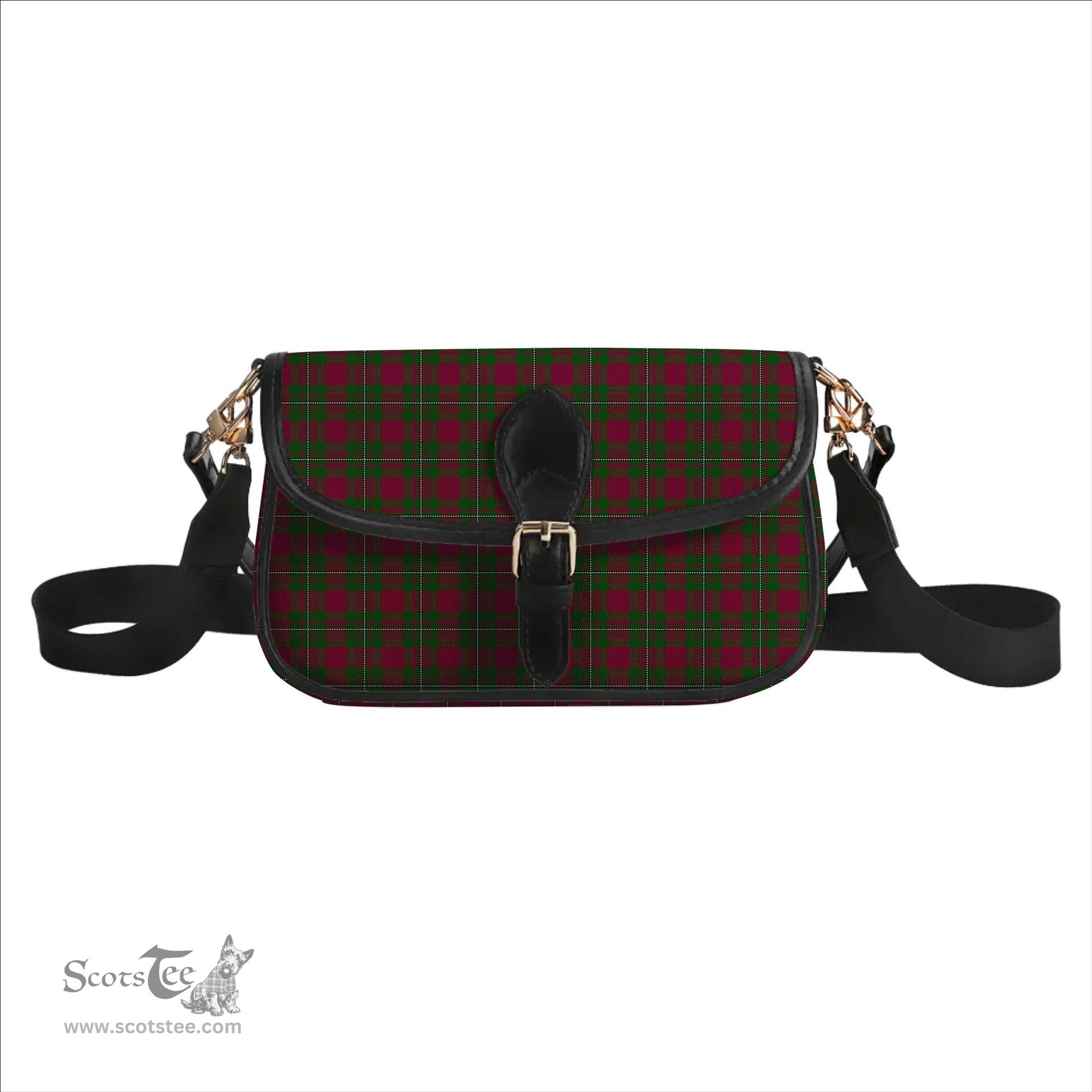 ScotsTee Shop Scottish MacGregor of Cardney Tartan Women's Chain Crossbody Bag Square Bag